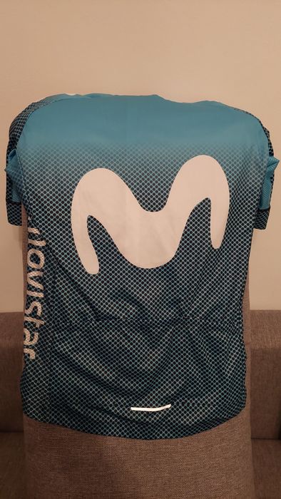 Tricou ciclism Movistar - M/L nou, fara eticheta
