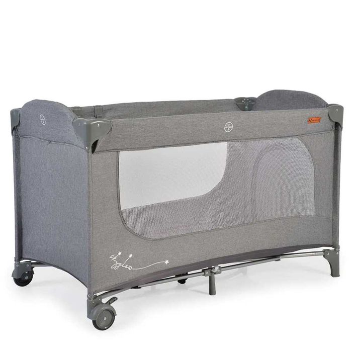 Сгъваема кошара за бебе (за сън и за игра) Cangaroo, сива + Матрак