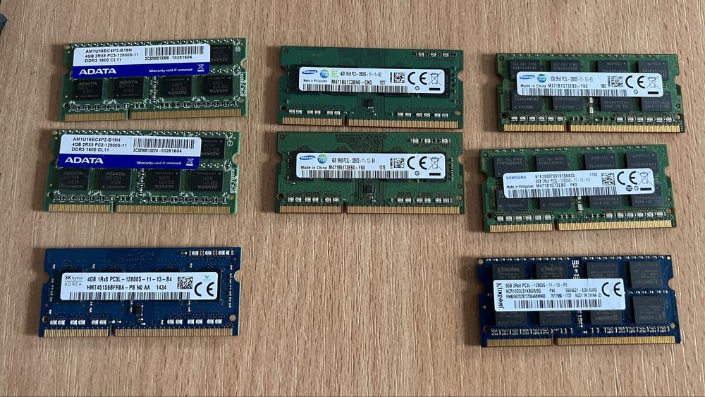 Rami laptop ddr3 ram 4gb 8gb