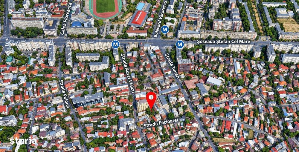 Teren Stefan Cel Mare | 200m Metrou | 1057 mp