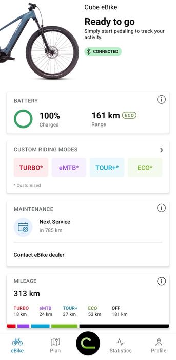 Bicicletă electrică Cube Reaction PRO 2025 Bosch Cx, Purion ,XT, 800WH