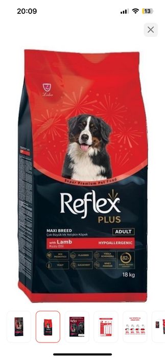 Корм для собак reflex