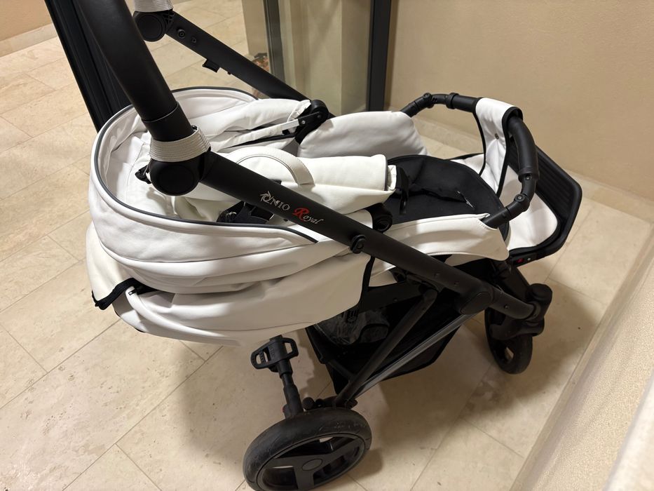 Кожена Бебешка количка. 2в 1Royal Nio