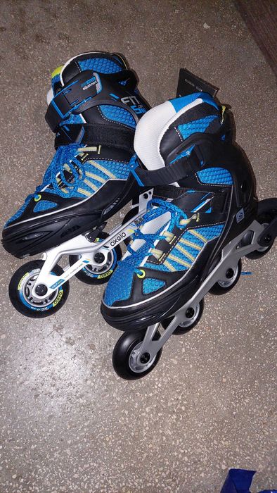 Role Noi Adulti/Copii, cu eticheta, decathlon Oxelo Fit 5, Marime reglabila 38-41