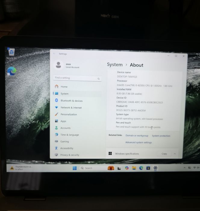 Asus Zenbook Flip 14 UX461U