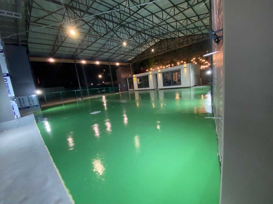 Промышленные полы под ключ — эпоксид, полиуретан, шлифовка, топпинг