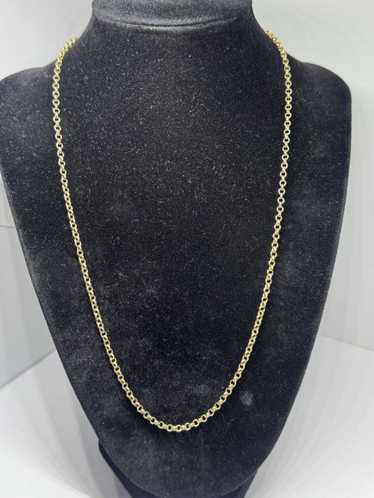 златен дамски синджир 14к 585