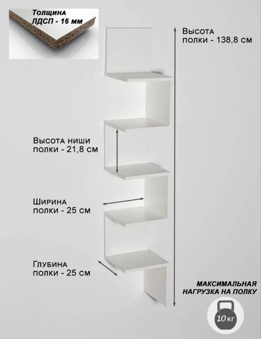 Новая настенная полка