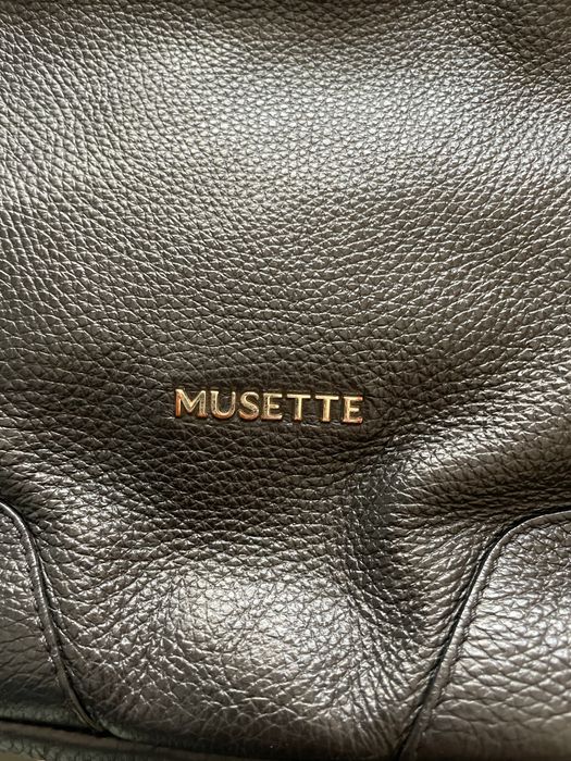 Чанта Musette, естествена кожа