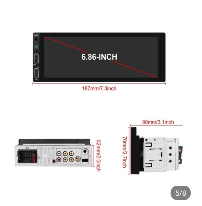 Мултимедия 1 дин с андроид ауто медиен плеар (pioneer alpinne sony jvc