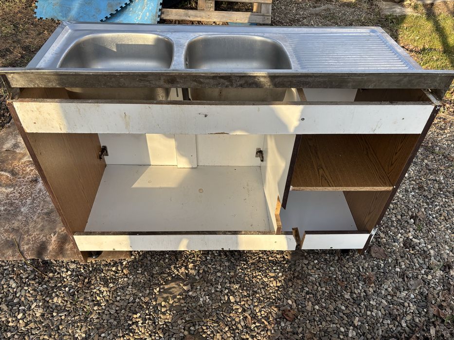 Chiuveta dubla + masca chiuveta