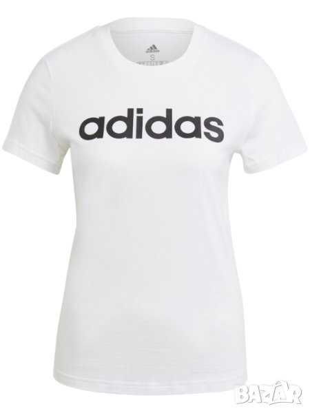 Нова Дамска Тениска Adidas  LOUNGEWEAR Essentials Slim L ogo
