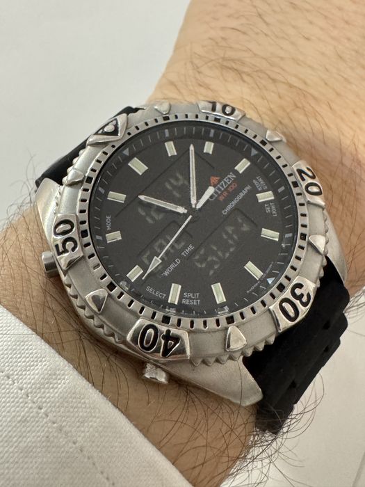 Ceas Citizen Promaster Japan. Analogic-digital. Colectie