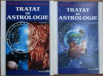 RARE,Tratat de astrologie, Armand Constantinescu(vol1+2)Manual complex