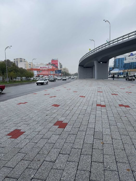 Тротуарная пресс плитка.Брусчатка "Бульвар" 20*40. Bruschatka. Bordyur