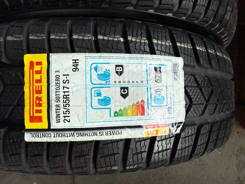 4x Anvelope NOI Iarna 215/55 r17 seal - Pirelli Sottozero 3 Winter