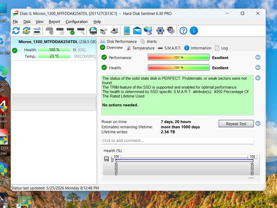 SSD-uri  250gb 2.5 inch, 100%