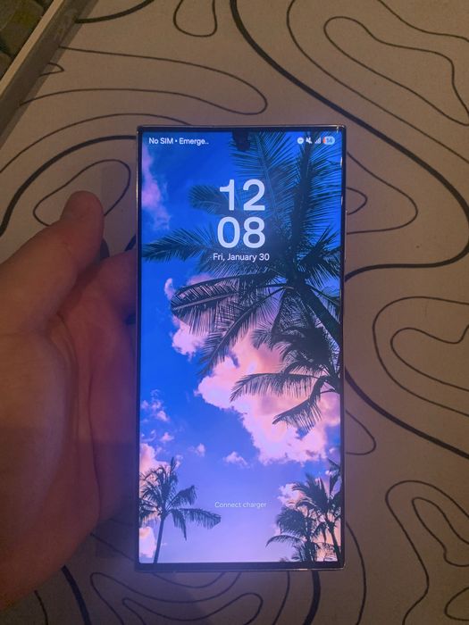 S23 Ultra 12gb Ram 256 stocare, crem/alb