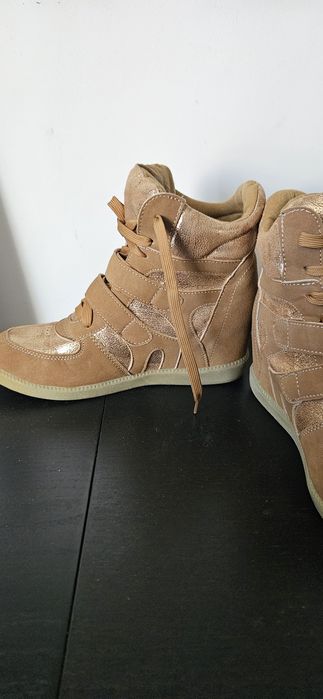 Maxine - Ghete dama, FIS209640CMD, camel, toc ortopedic, ascuns, talpa