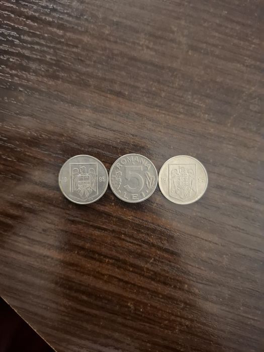 Monede de 5 lei din anul 1995