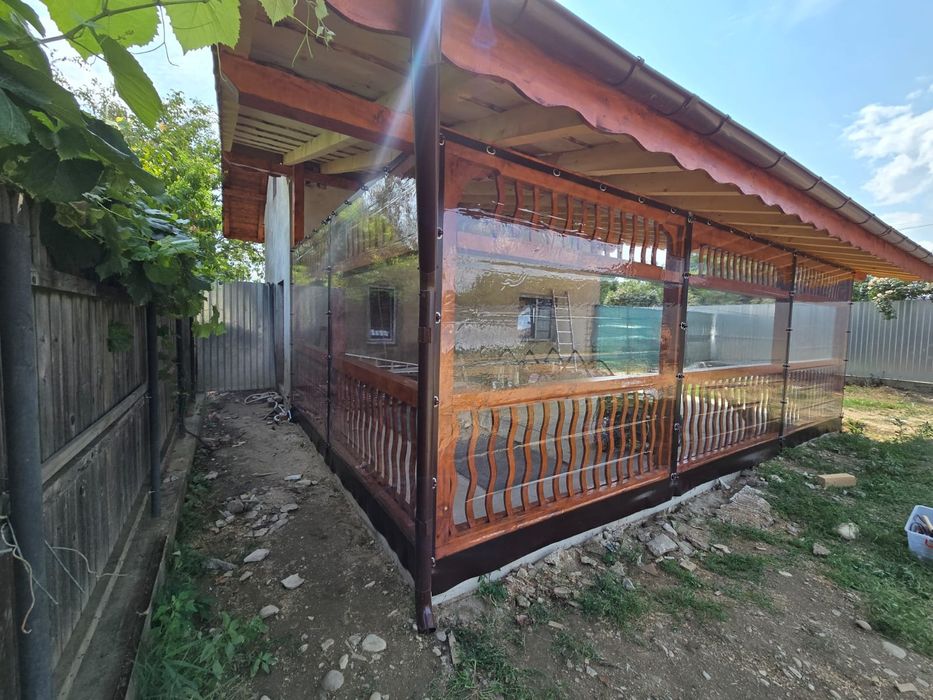 Folie terasa transparenta Cristal premium terase foisor foisoare