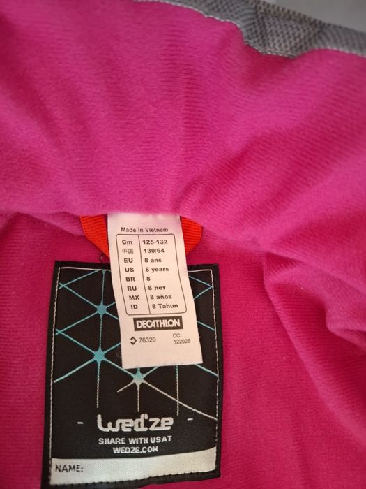 Детско яке за ски WEDZE