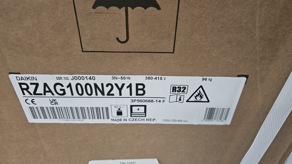 Таванен климатик Daikin FHA100A/RZAG100MY1 Advance, 36 000 BTU, Клас