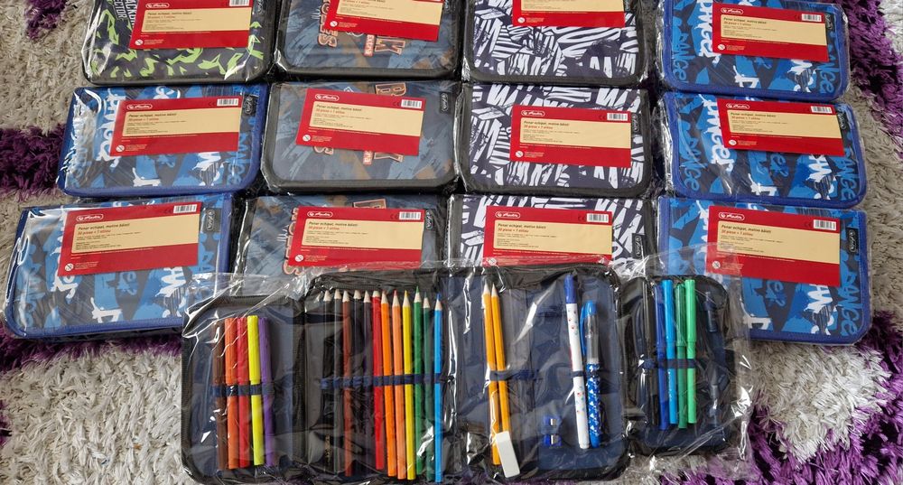 Herlitz penar echipat 30piese + 1stilou