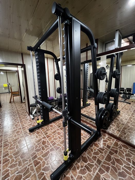 Машина Смита, тренажер, спорт, зал, гантели, спорт зал