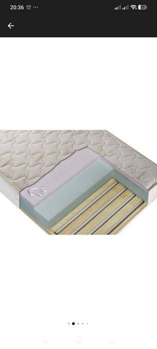 Подарявам еднолицев  Матрак Тед Bamboo 160/200