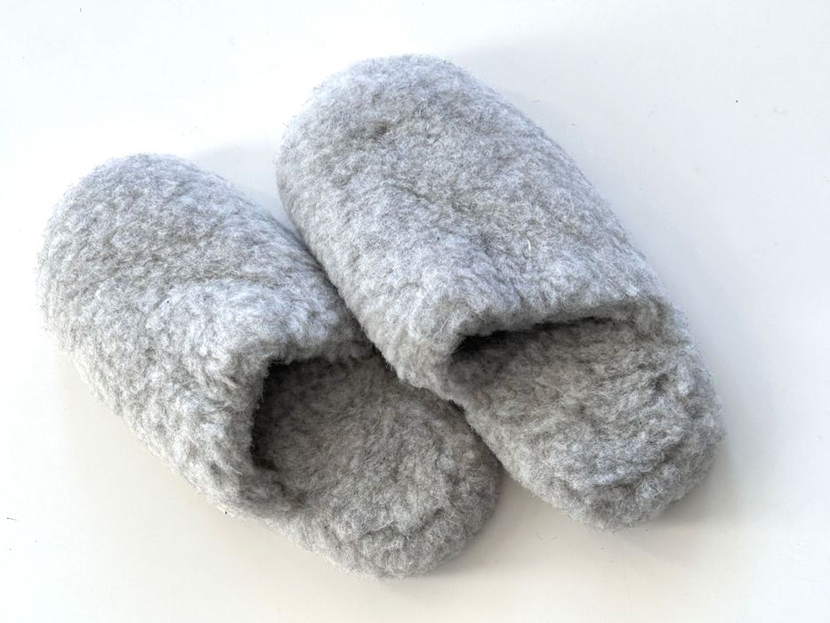 Нови страхотни пантофи от естествена вълна