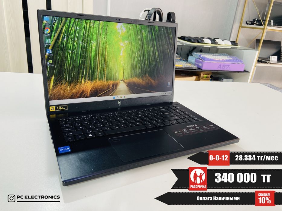 Рассрочка! Acer Nitro V15 - Core i5-13420H/16Gb/SSD 512Gb/RTX 3050 6Gb