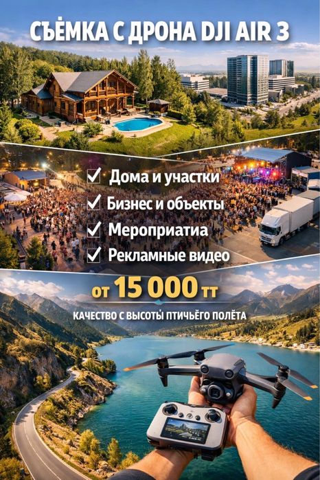 Аэросъёмка, Съёмка с дрон, дрон, дронщик