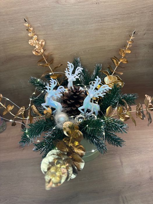 Ръчно изработени Коледни кадифени кутии