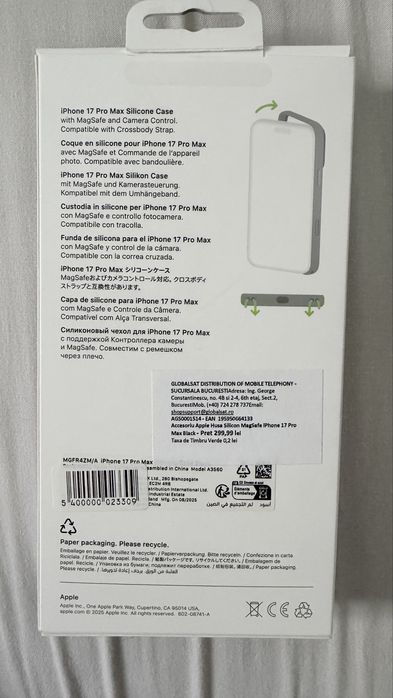 Carcasa Iphone 17 Pro Max noua