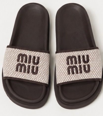 Дамски чехли MIU MIU