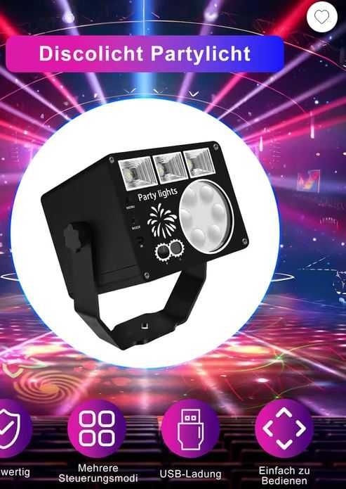 Import Amazon - Proiector Lumini disco scena flash stroboscop - telecomanda!
