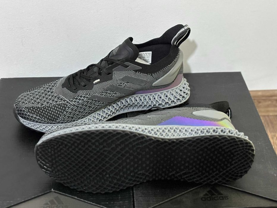 Adidas 4D RUNNING V1 Black/Grey - 43 1/3
