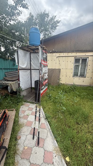 Карповая удочка с катушкой