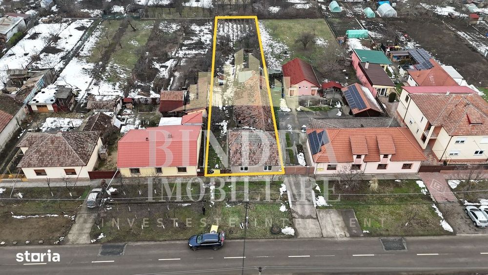 Teren 1100 mp, Str. Mihai Eminescu – cu construcție existentă
