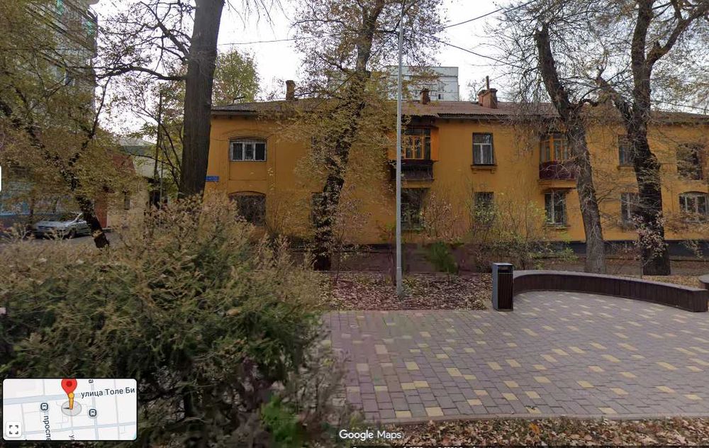 Картина пастелью,  улочки Алматы