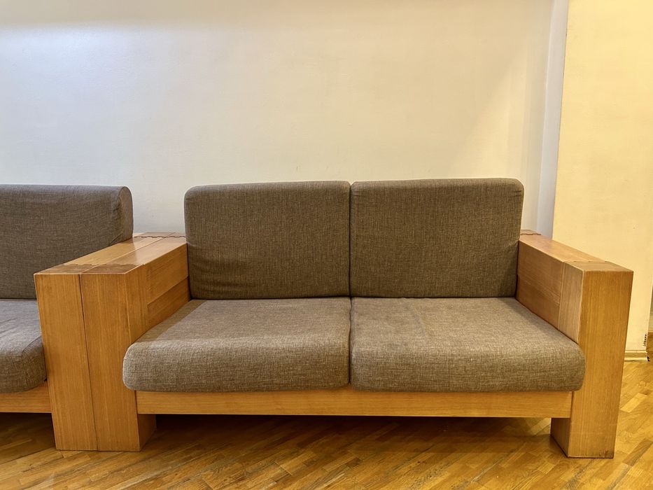 Стильные диваны и кресло из дуба