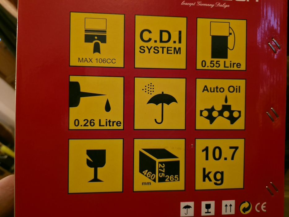 Vand drujba profesionala Powertech PT8500, 6.5 cp