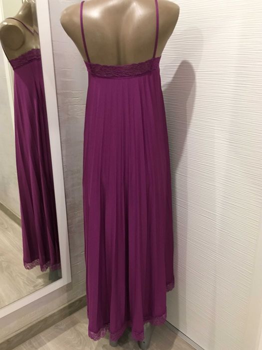 ZARA дълга рокля плисе S