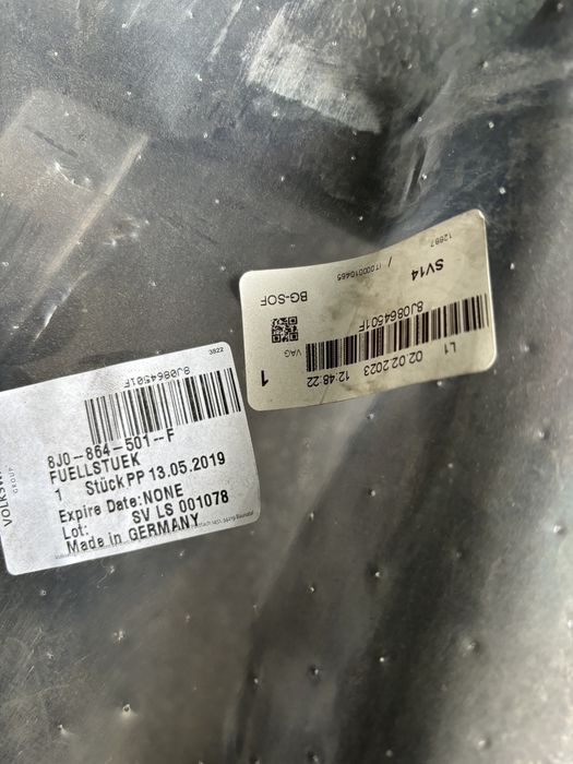 Кора за багажник  за audi TT  2008  TFSI