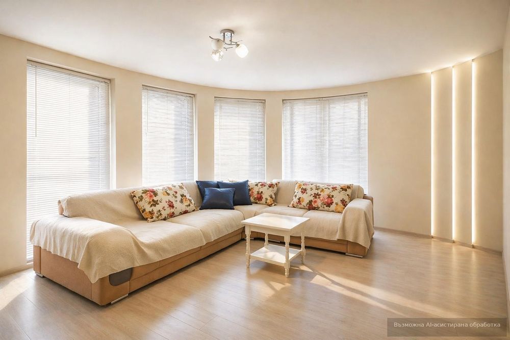 Тристаен апартамент под наем в Център