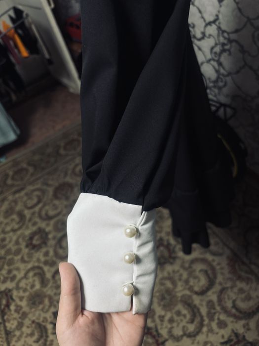 Стильное школьное платье