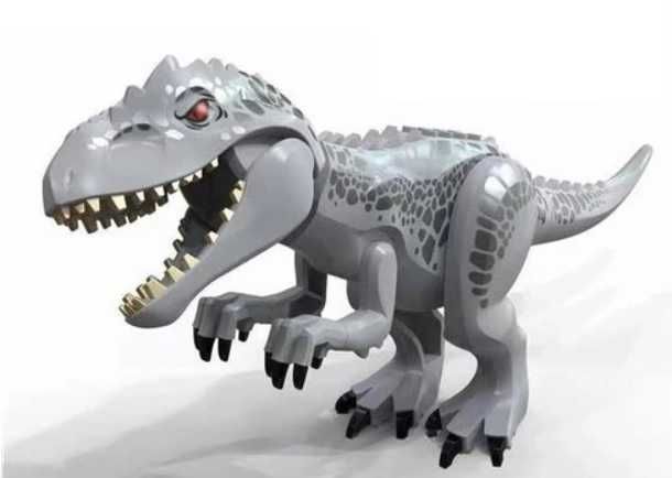 Dinozaur TIP lego Jurassic Indominus T Rex Indoraptor Carnotaurus Bary