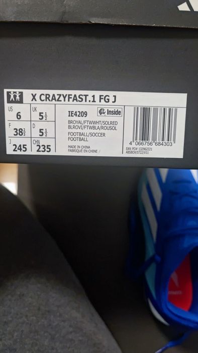 Калеври - adidas x Crazyfast.1 FG Junior