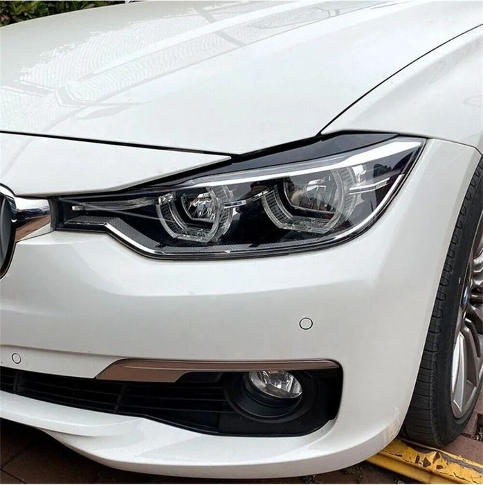 Ornamente / Pleoape Faruri BMW Seria 3 F30 F31 – Negru Lucios